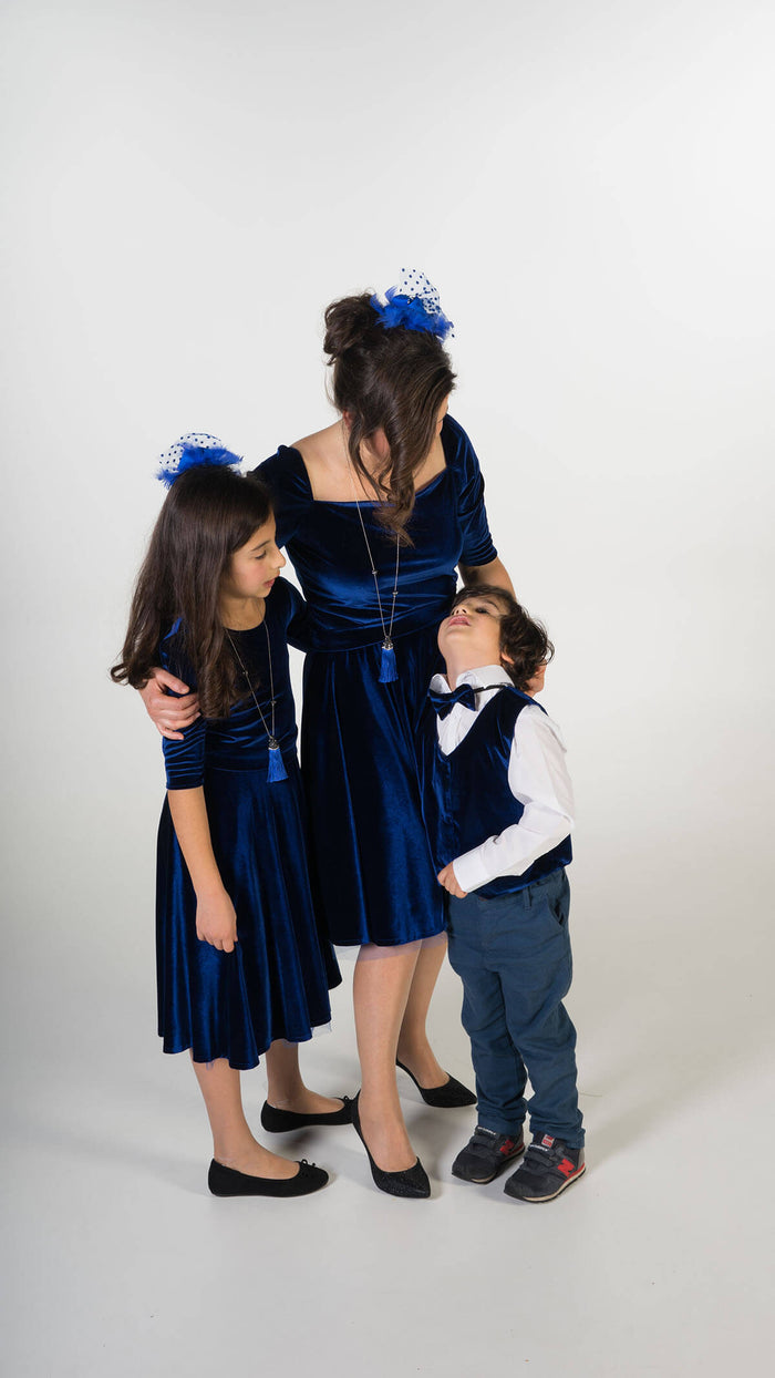 Moeder dochter zoon matching kleding en accessoires - twinning jurken - feestjurken - Mother daughter son matching dresses | Just Like Mommy'z | Christmas Holiday Collection - Kerst Collectie - mummy and mini me