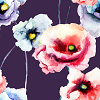 Poppies on Purple Logo