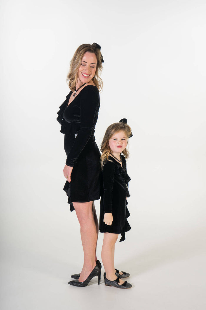 Moeder dochter matching kleding en accessoires - twinning jurken - feestjurken - Mother daughter matching dresses | Just Like Mommy'z | Christmas Holiday Collection - Kerst Collectie - mummy and mini me