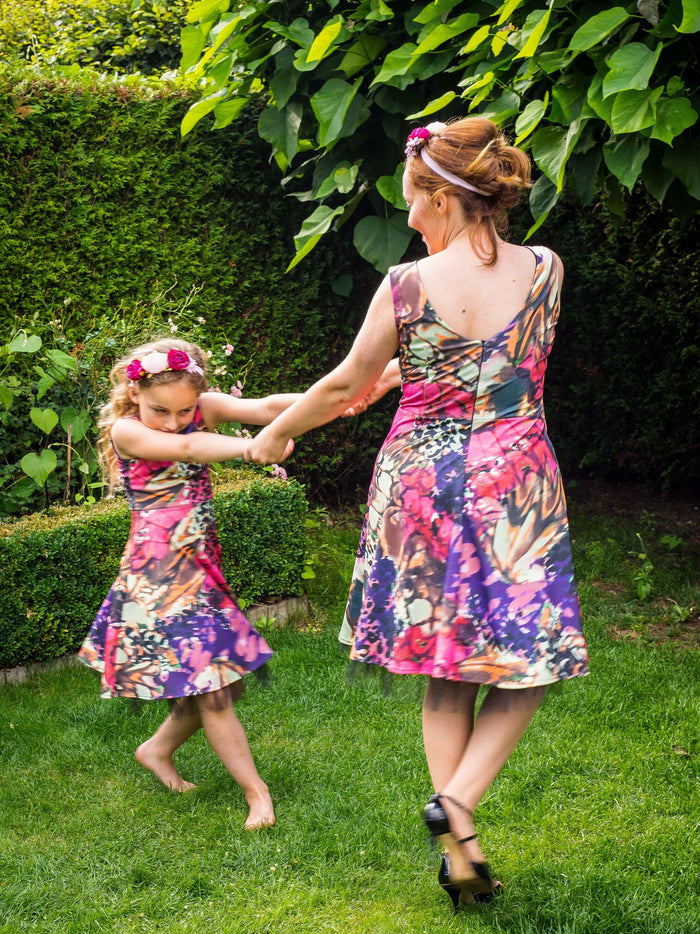 Moeder en dochter mini-me jurk - mama & me by Just Like Mommy'z